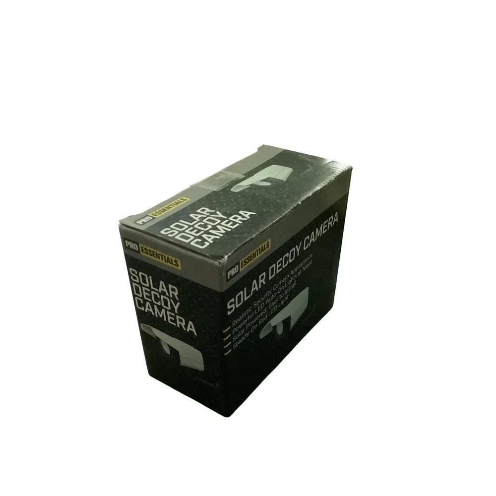 Pro Essentials Solar Decoy‎ Camera Realistic Security Dummy LED Light N0303 New